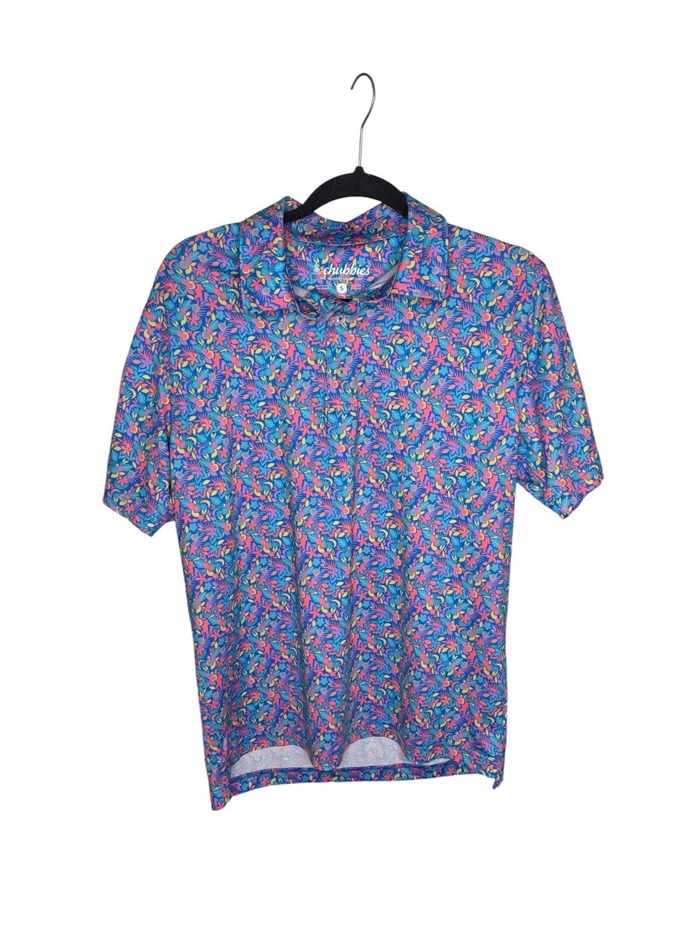 Chubbies The Spade Performance Shirt polo size small